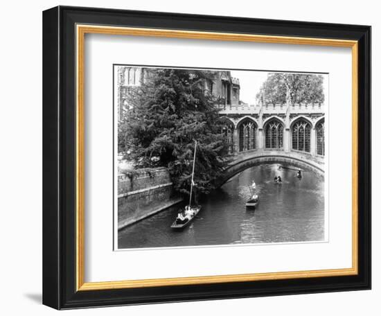Punting at Cambridge-Henry Grant-Framed Photographic Print