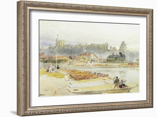 Punting at Windsor-Albert Goodwin-Framed Giclee Print