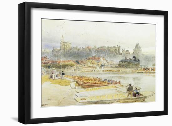 Punting at Windsor-Albert Goodwin-Framed Giclee Print