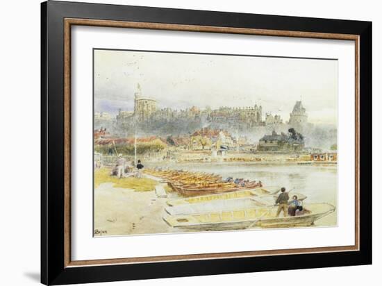 Punting at Windsor-Albert Goodwin-Framed Giclee Print