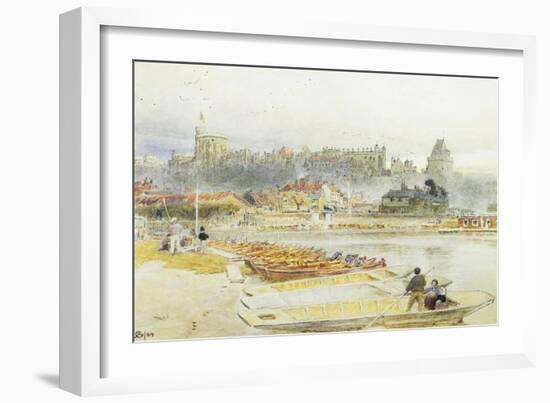 Punting at Windsor-Albert Goodwin-Framed Giclee Print