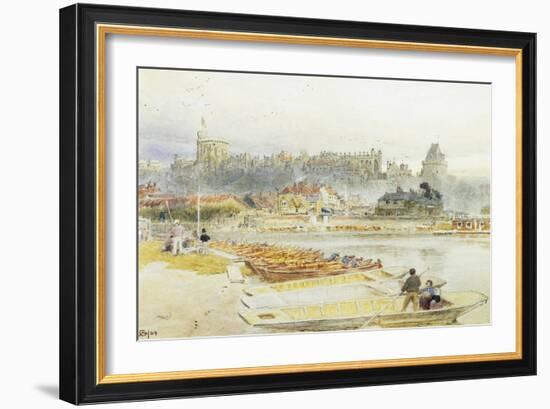 Punting at Windsor-Albert Goodwin-Framed Giclee Print