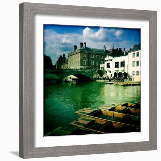 Punting in Cambridge-Craig Roberts-Framed Photographic Print