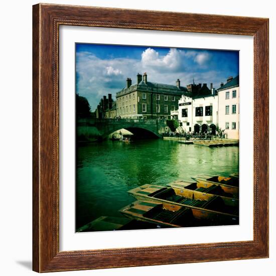 Punting in Cambridge-Craig Roberts-Framed Photographic Print