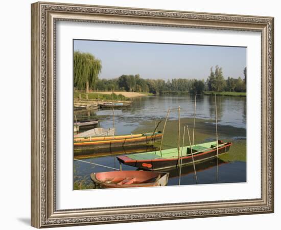 Punts in the Loire Valley, France, Europe-James Emmerson-Framed Photographic Print