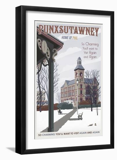 Punxsutawney-Steve Thomas-Framed Giclee Print