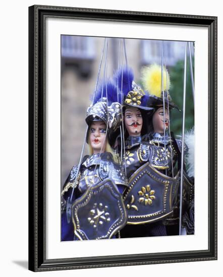 Pupi Siciliani, Sicily, Italy, Europe-Vincenzo Lombardo-Framed Photographic Print