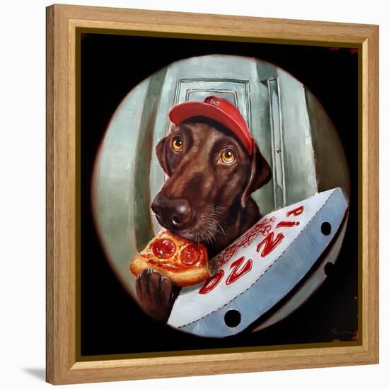 Pupperoni-Lucia Heffernan-Framed Stretched Canvas