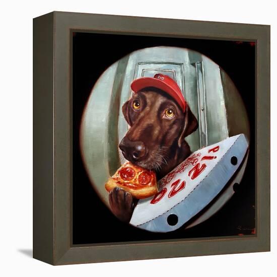 Pupperoni-Lucia Heffernan-Framed Stretched Canvas