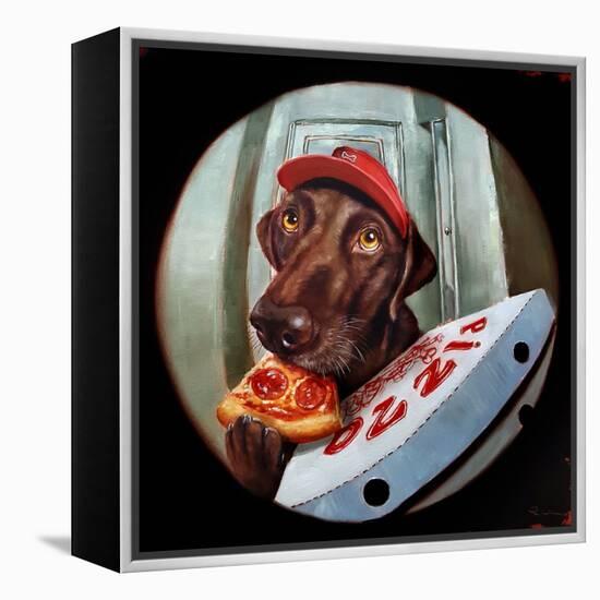 Pupperoni-Lucia Heffernan-Framed Stretched Canvas