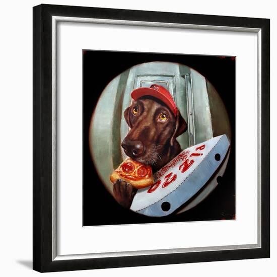 Pupperoni-Lucia Heffernan-Framed Art Print