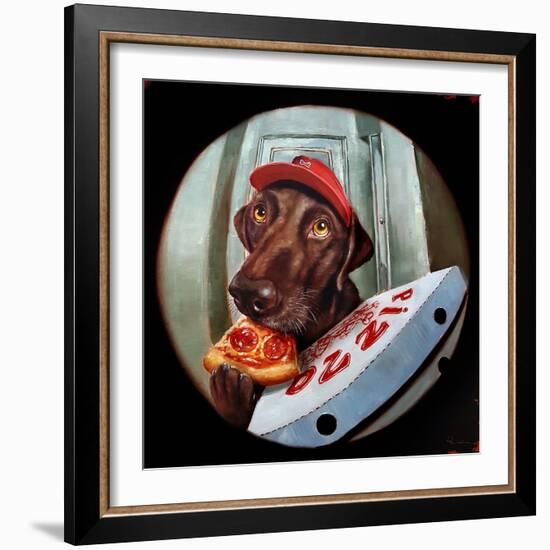 Pupperoni-Lucia Heffernan-Framed Art Print