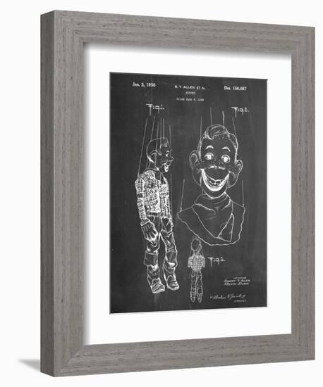 Puppet Patent-null-Framed Premium Giclee Print