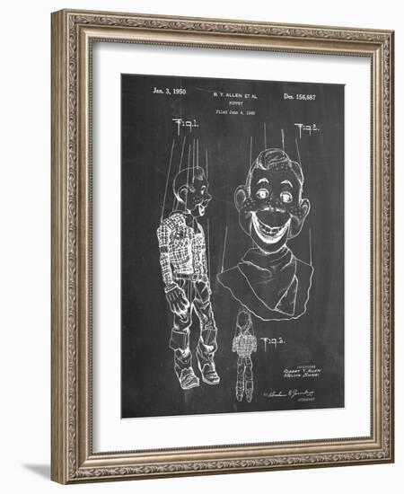 Puppet Patent-null-Framed Art Print