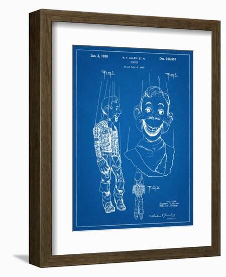 Puppet Patent-null-Framed Premium Giclee Print