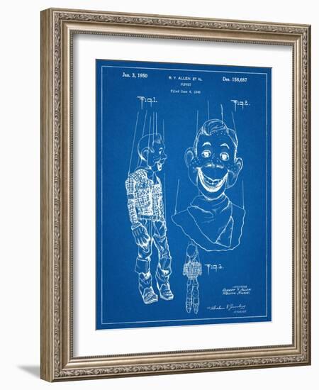 Puppet Patent-null-Framed Art Print