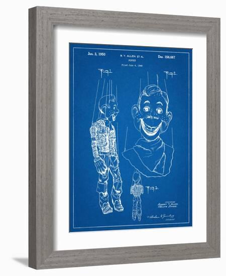 Puppet Patent-null-Framed Art Print