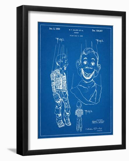 Puppet Patent-null-Framed Art Print