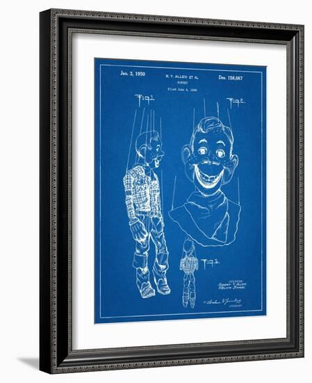 Puppet Patent-null-Framed Art Print