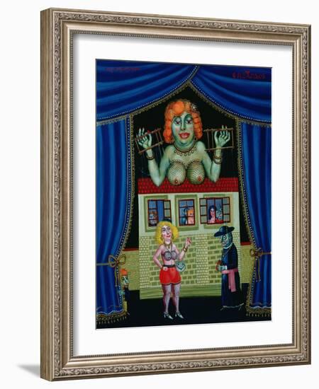 Puppet Show, 1997-Tamas Galambos-Framed Giclee Print