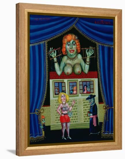 Puppet Show, 1997-Tamas Galambos-Framed Premier Image Canvas