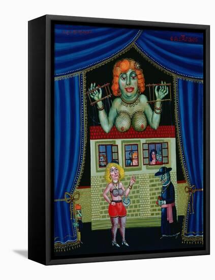 Puppet Show, 1997-Tamas Galambos-Framed Premier Image Canvas