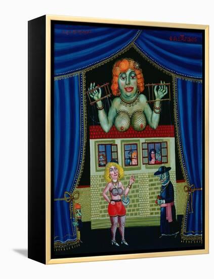 Puppet Show, 1997-Tamas Galambos-Framed Premier Image Canvas