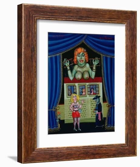 Puppet Show, 1997-Tamas Galambos-Framed Giclee Print