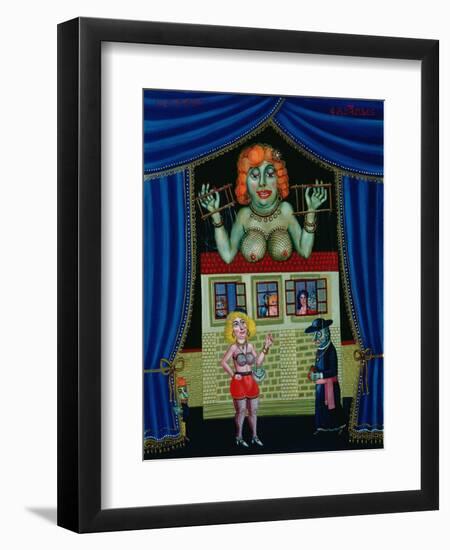 Puppet Show, 1997-Tamas Galambos-Framed Giclee Print