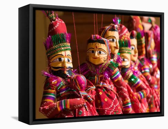 Puppet Souvenirs, Jaipur City Palace Complex, India-Walter Bibikow-Framed Premier Image Canvas