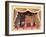 Puppet Theatre with Marionettes, 18th Century-null-Framed Giclee Print