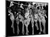 Puppies Hanging from a Clothesline-Bettmann-Mounted Photographic Print