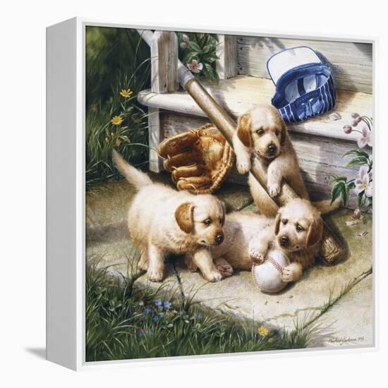 Puppies-Michael Jackson-Framed Premier Image Canvas