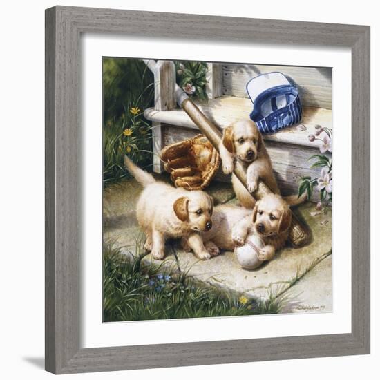 Puppies-Michael Jackson-Framed Giclee Print