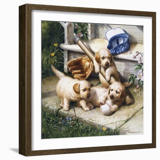 Puppies-Michael Jackson-Framed Giclee Print