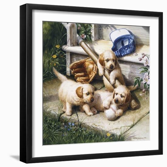 Puppies-Michael Jackson-Framed Giclee Print