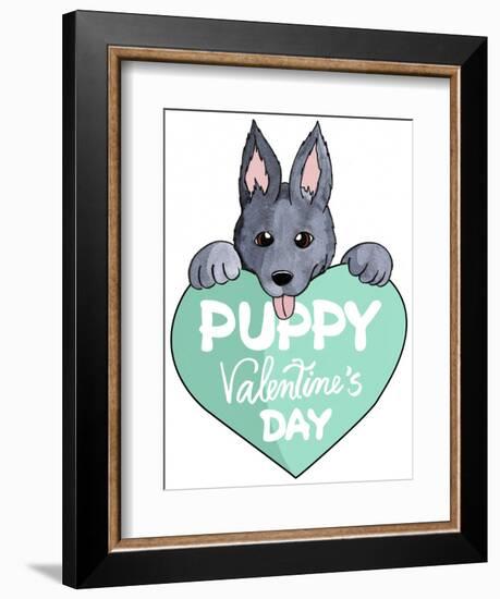 Puppy-1-Abraal-Framed Giclee Print