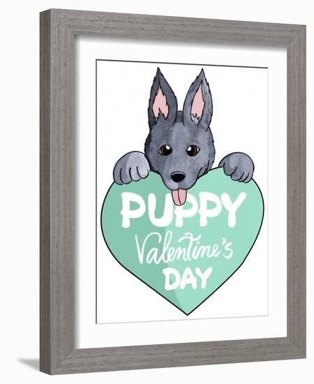 Puppy-1-Abraal-Framed Giclee Print