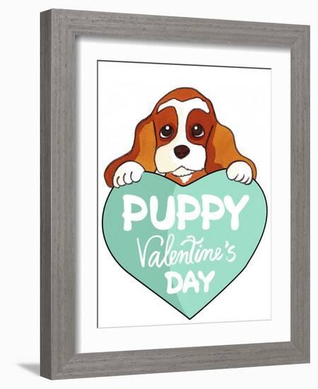 Puppy-2-Abraal-Framed Giclee Print