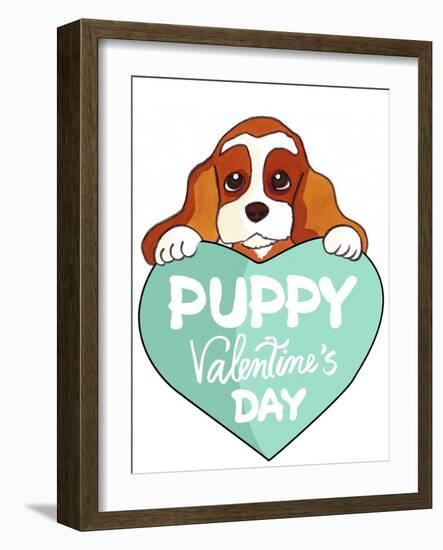 Puppy-2-Abraal-Framed Giclee Print