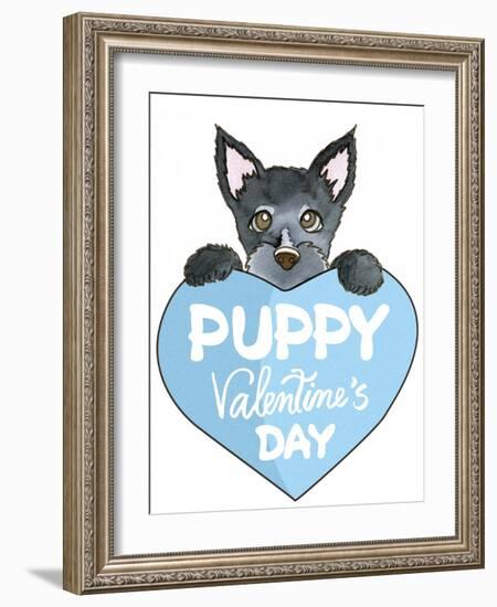 Puppy-3-Abraal-Framed Giclee Print