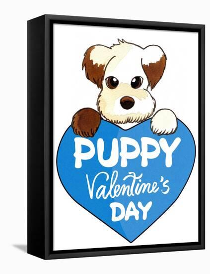 Puppy-8-Abraal-Framed Premier Image Canvas