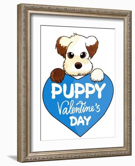 Puppy-8-Abraal-Framed Giclee Print