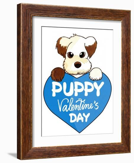 Puppy-8-Abraal-Framed Giclee Print