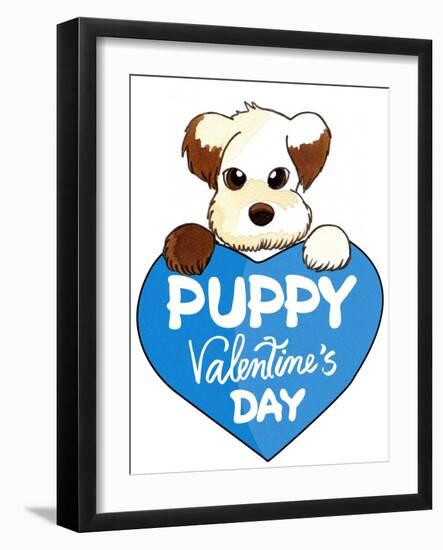 Puppy-8-Abraal-Framed Giclee Print