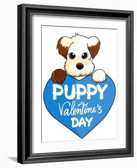 Puppy-8-Abraal-Framed Giclee Print