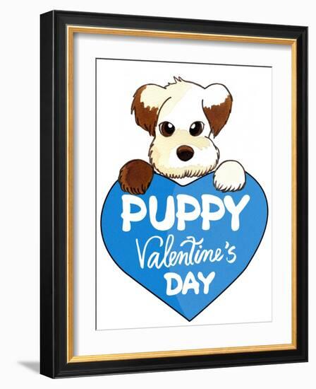 Puppy-8-Abraal-Framed Giclee Print