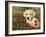Puppy And Poppies-Bill Makinson-Framed Giclee Print