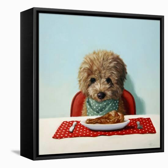 Puppy Chow-Lucia Heffernan-Framed Stretched Canvas
