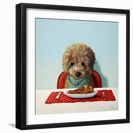 Puppy Chow-Lucia Heffernan-Framed Art Print